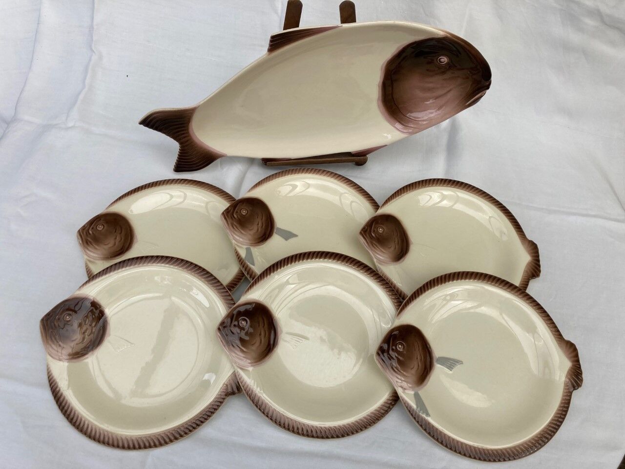 Longwy Fish Set - Copenhagen Model