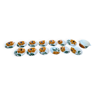 Gien ceramic set from the 70s