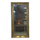 19th-century mirror in gilded wood and plaster.