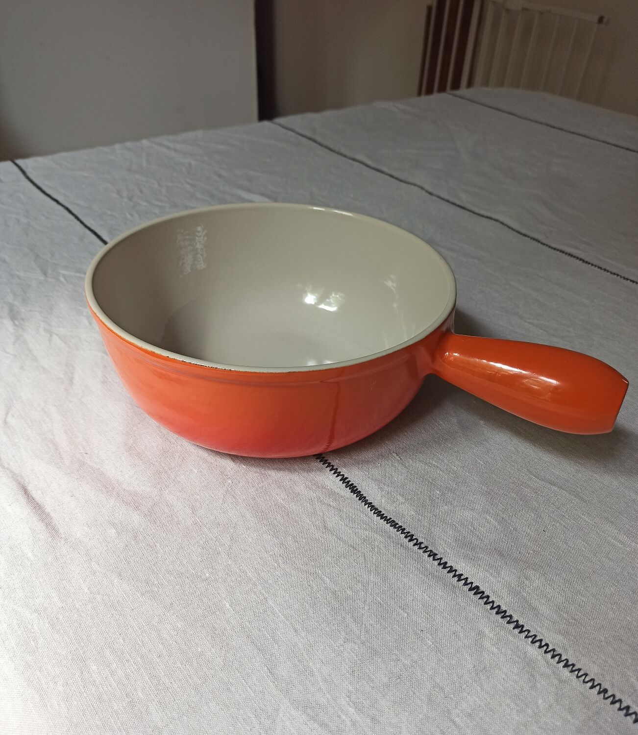 Caquelon à fondue vintage Le Creuset