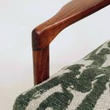 Vintage Armchair Green Cushions Classic Design