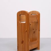 Pine Umbrella stand by Mobelfabrikken Toften Denmark 1960s .