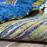 Teal blue Moroccan rug 150/250cm