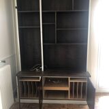 Bookcase and vinyl storage unit