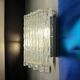 Poliarte glass wall lamp "Vesta", Italy 1970s