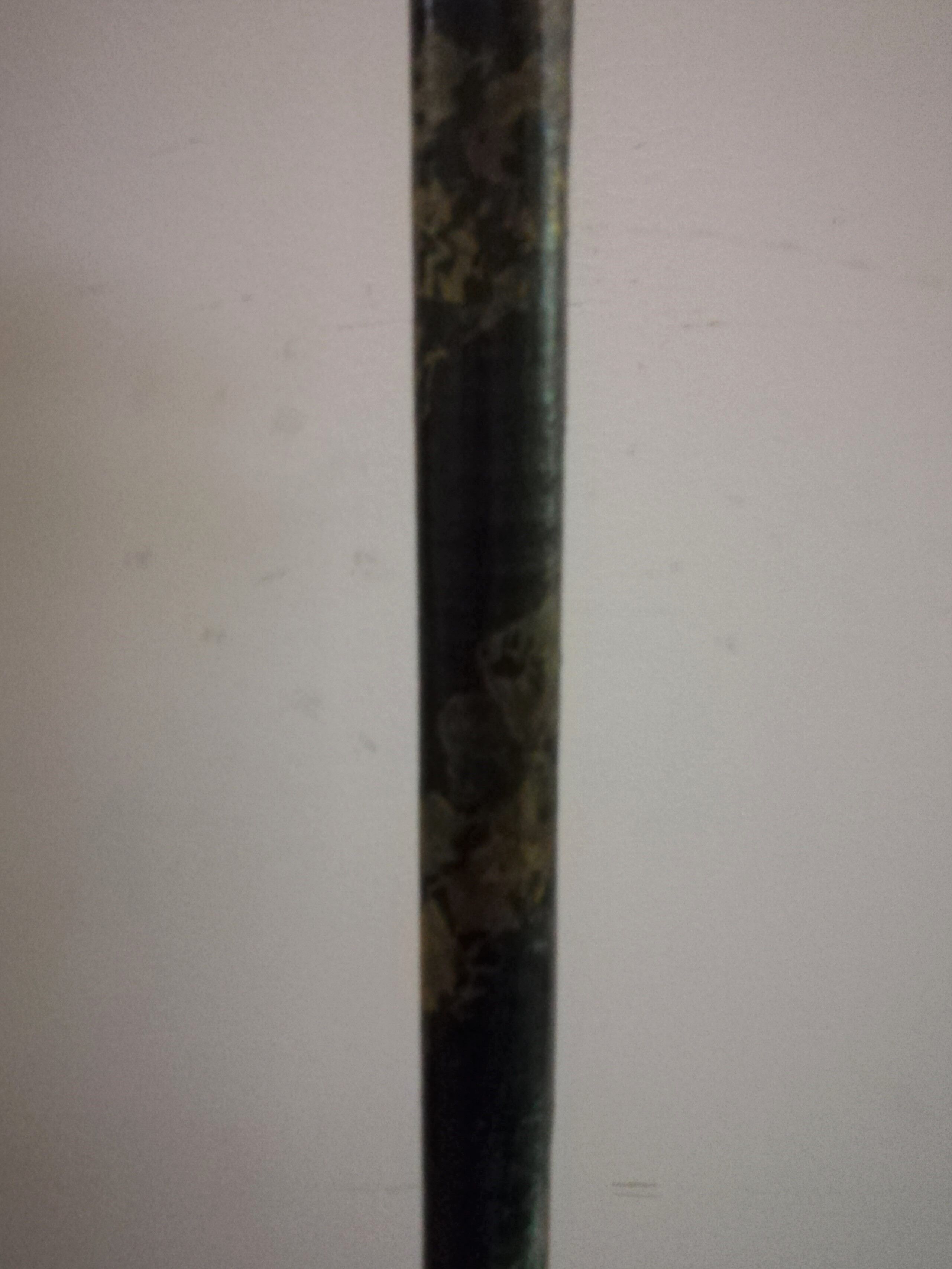 Napoleon III floor lamp in black lacquered wood