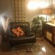 Fauteuil cuir vert anglais 1980