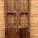 Teak patio door