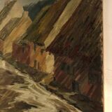 Painting on canvas "The Flood"