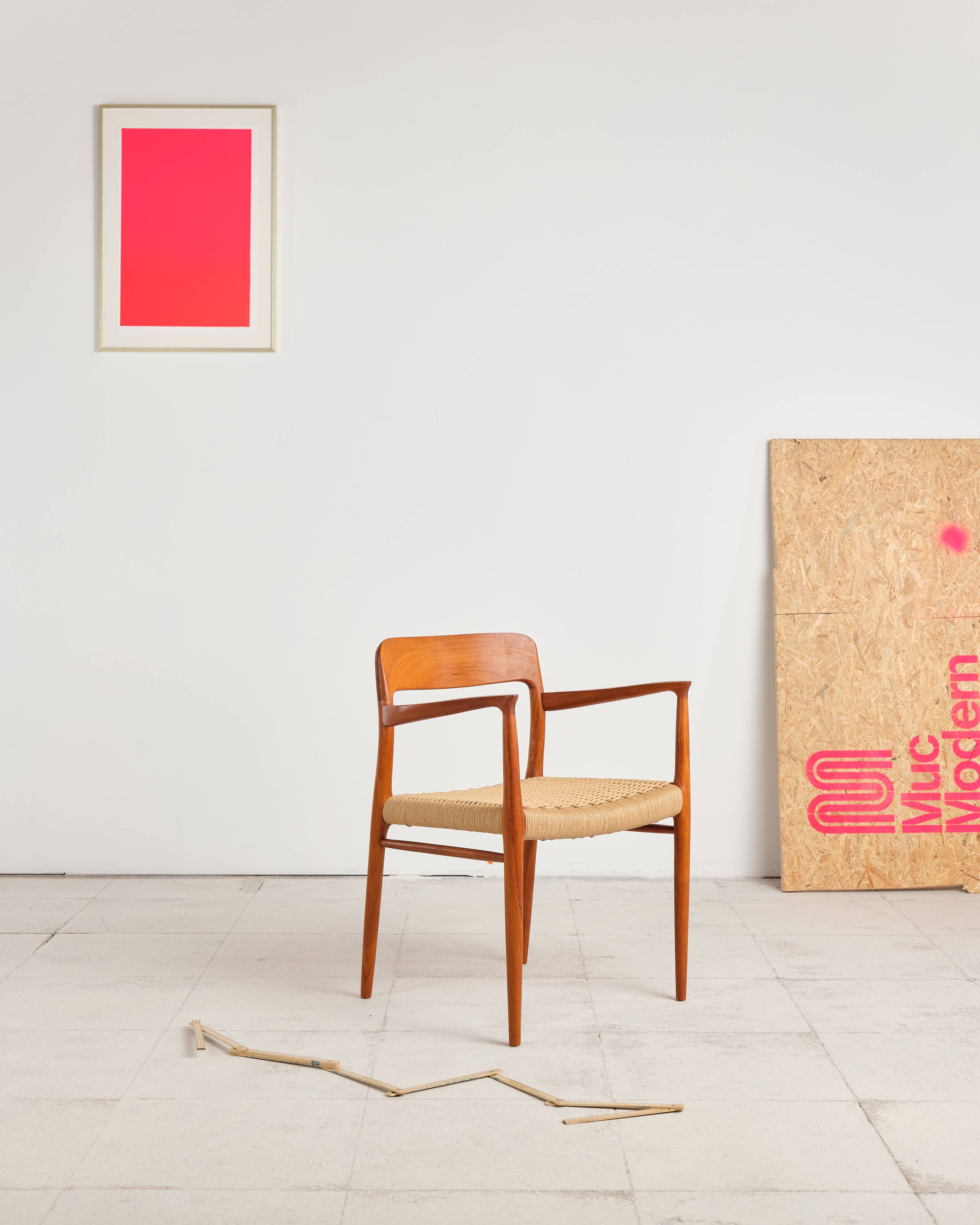 Armchair 56 in teak from the mid-century by Niels O. Møller, J.L. Moller