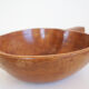 Large flat wooden vintage Apple shaped