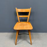 Set of eight german stick chairs from the 1950