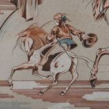 Carul: on horseback, original signed lithograph