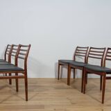 Mid Century Rosewood Dining Chairs by Erling Torvits for Sorø Stolefabrikta, Danmark,  1960s, Set of