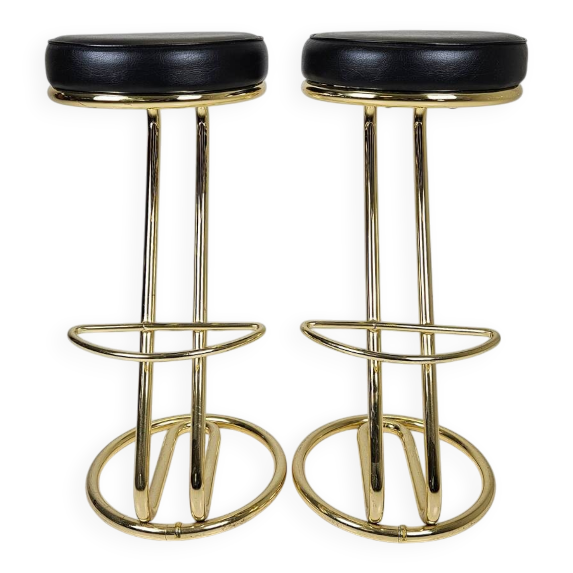 Pair of Bar Stools (2 pcs.) — Clean, Versatile Design — H 82 cm