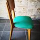 Lot de 4 chaises esprit art déco 1950