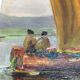 Ancient table, marine, oil on canvas year 70