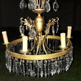 Bronze chandelier and 19th century stamps 6 fires