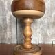 Old turned wood cutting