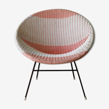 1960’s mid century pod shell lounge chair