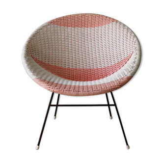 1960’s mid century pod shell lounge chair