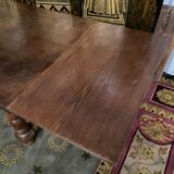 Louis XIII style farmhouse table solid oak + 2 extensions