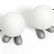 Pair of 1990s table lamps with a cast aluminum base by Sompex