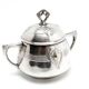 Art Nouveau sugar bowl, silver-plated brass, WMF, Germany, early 20th century