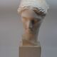 Female bust in plaster – antique style sculpture – classic head 50 cm