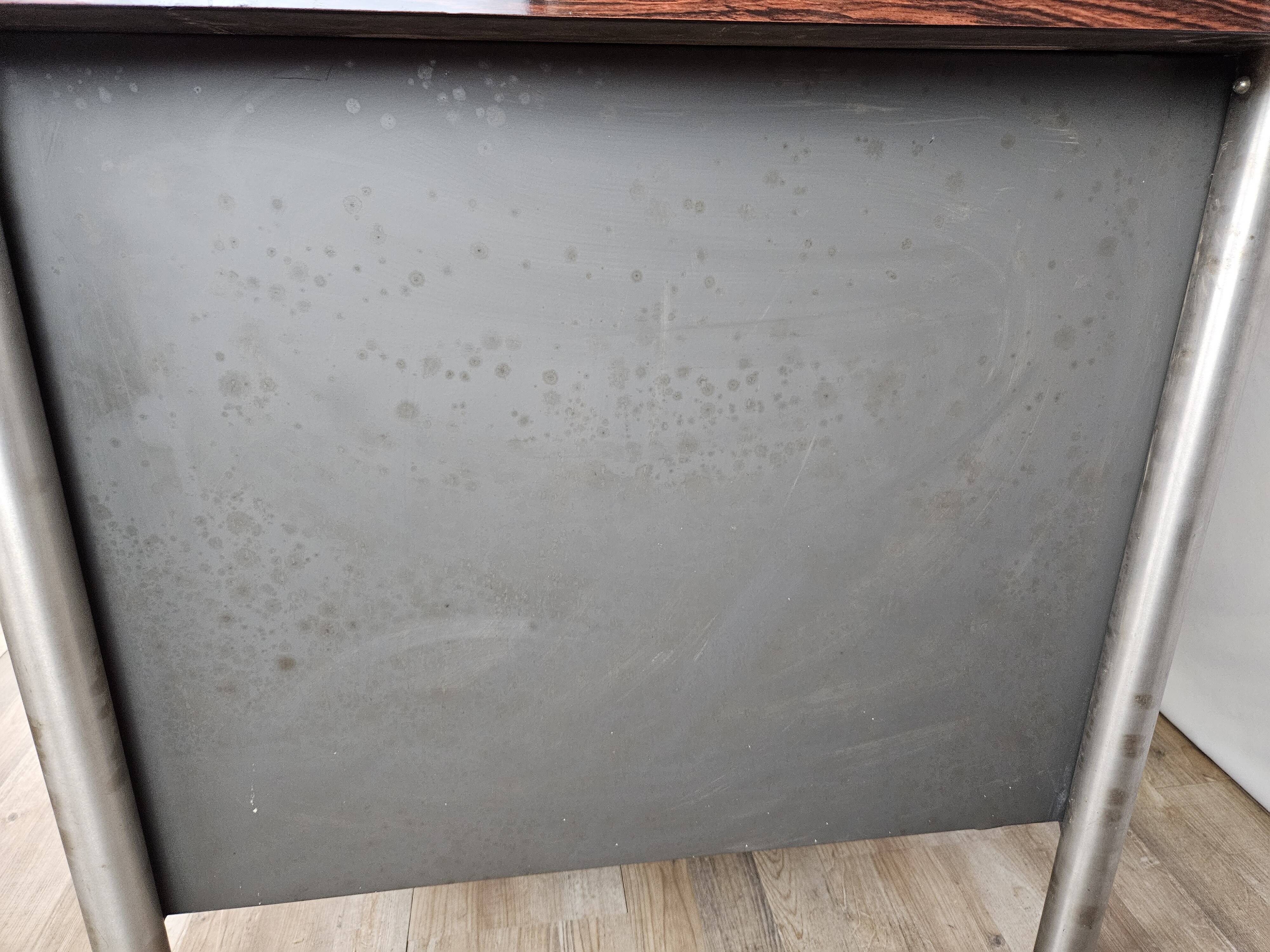 Bureau de direction avec plateau en stratifié palissandre par Mobiltecnica Torino