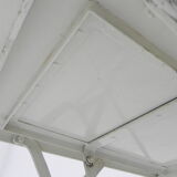 Industrial side table, hospital bed