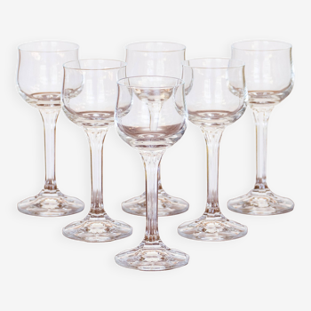 Set of 6 vintage crystal stemware