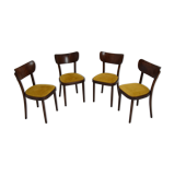 Ensemble de quatre chaises Thonet, années 1960