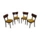 Set of four chairs, Ton, 1960