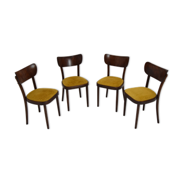 Set of four chairs, Ton, 1960