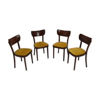 Set of four chairs, Ton, 1960
