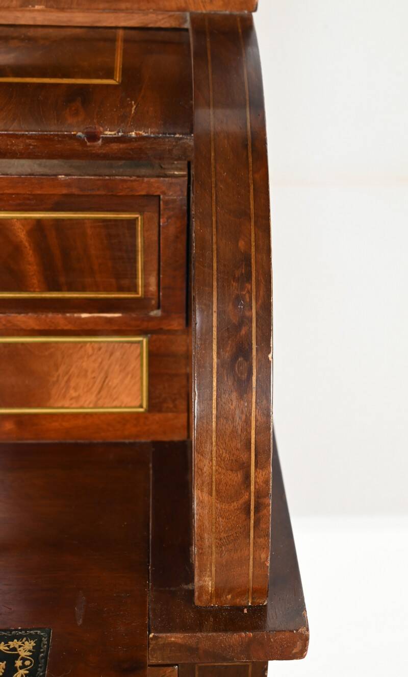 Small Bonheur du Jour Mahogany Desk, Louis XVI / Directory style – Early 20th century