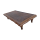 Solid wood coffee table with 4 legs