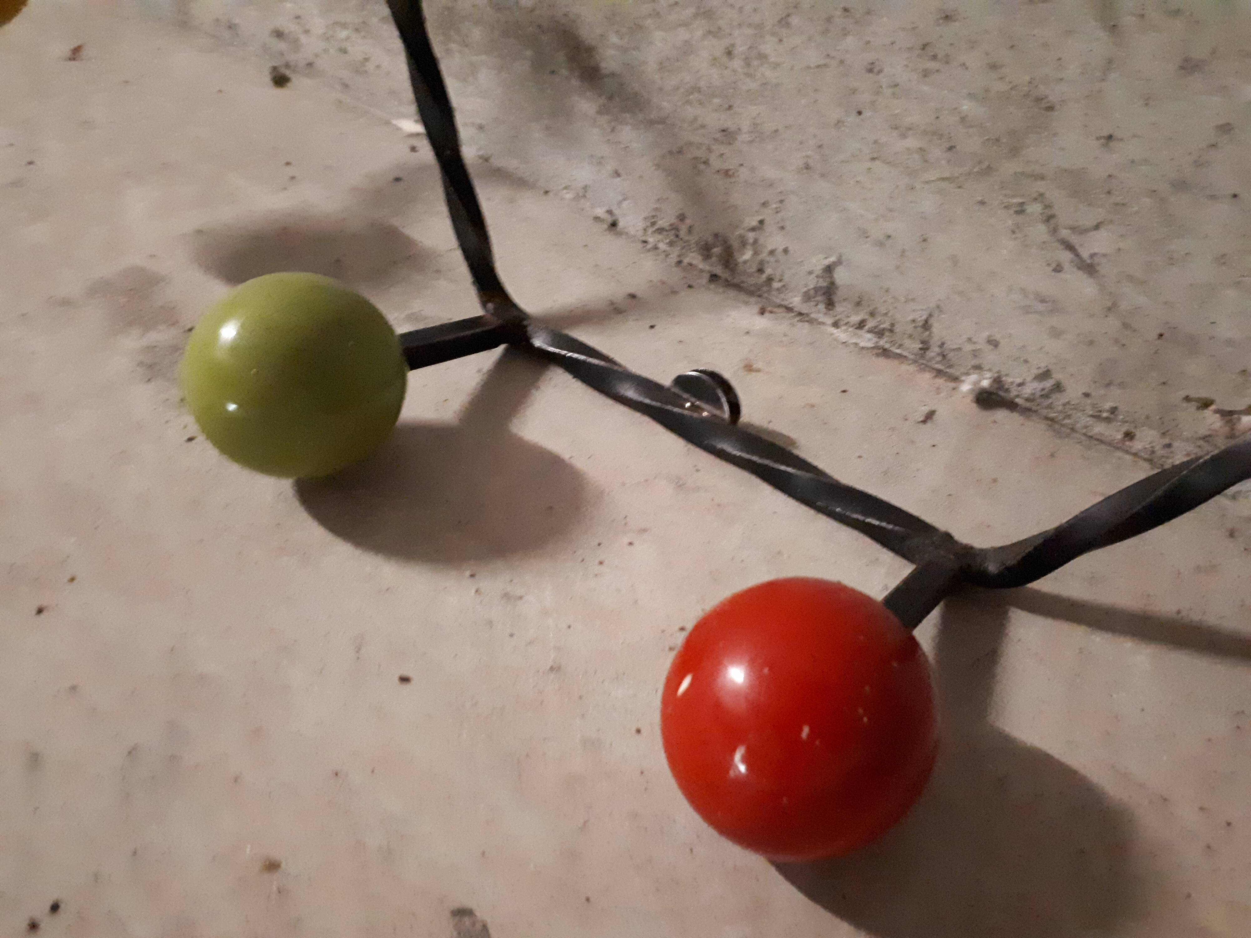 Patère boules des années 50