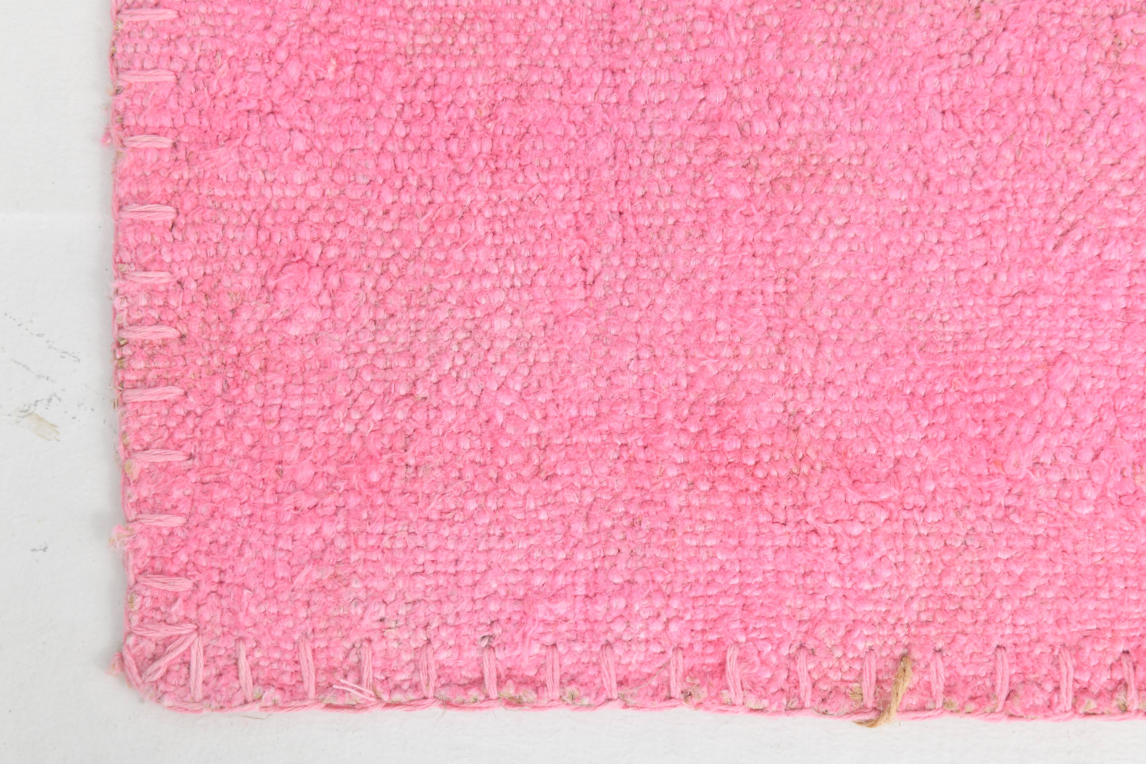 Tapis Kilim rose 7x10, 220x311 cm