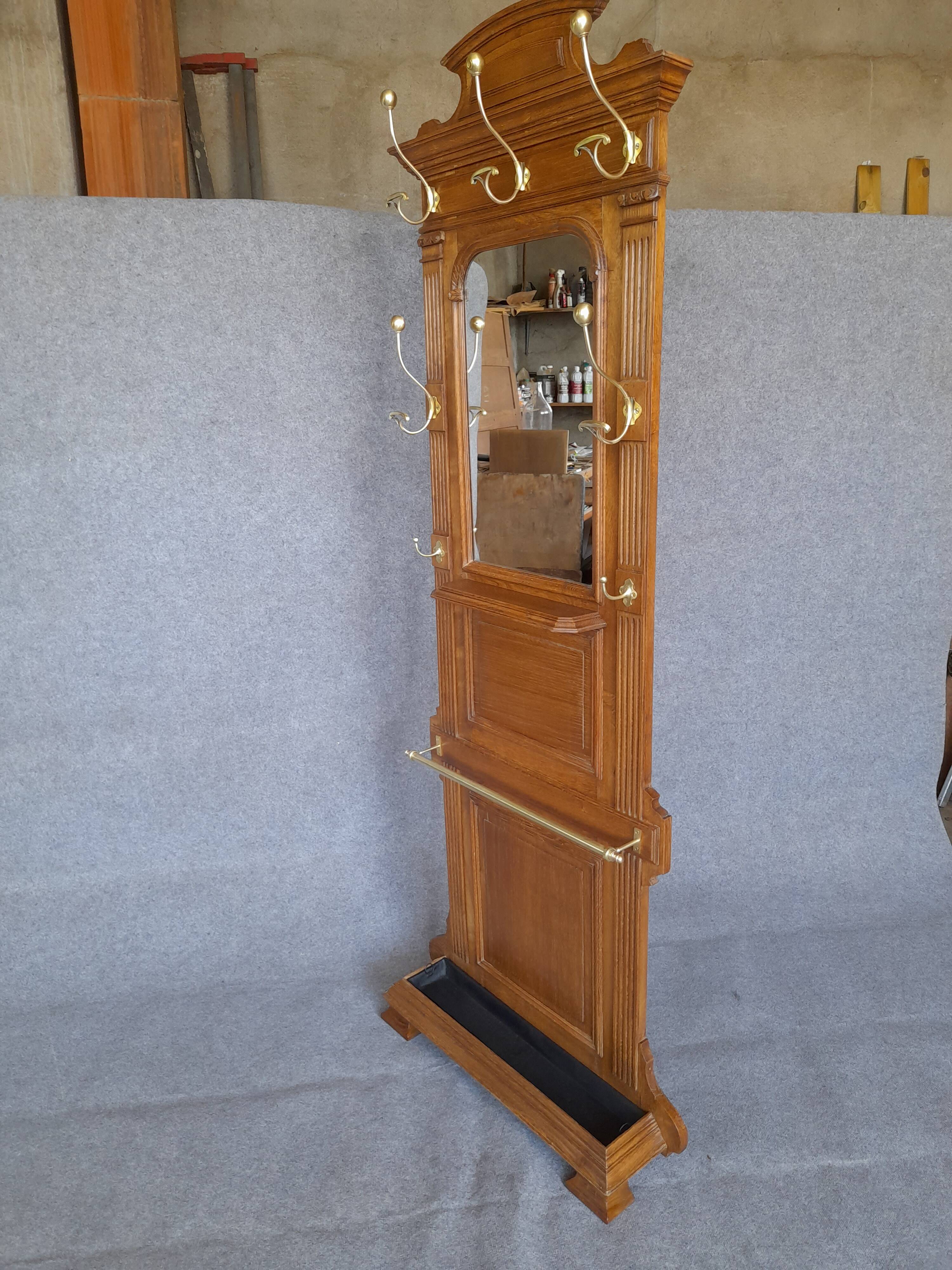 Old coat rack wardrobe