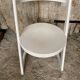 Old Baumann chair model Halfa white wood vintage 70s
