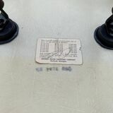 Lot of 4 DSW chairs in walnut fiber by Eames Herman Miller, vintage
