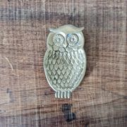 Vide poche hibou en laiton
