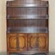 Pair of Open Low Bookcases in Flamed Mahogany