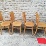 8 chairs bistro has high back 70 years