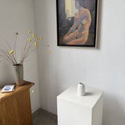 Vase en porcelaine Kaiser, finition « peau de crocodile »
