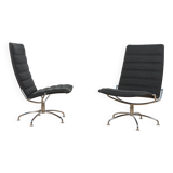 Mid Century SAS Copenhagen Airport Lounge Chairs by Jens Ammunsen for Fritz