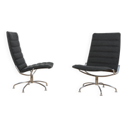 Mid Century SAS Copenhagen Airport Lounge Chairs by Jens Ammunsen for Fritz