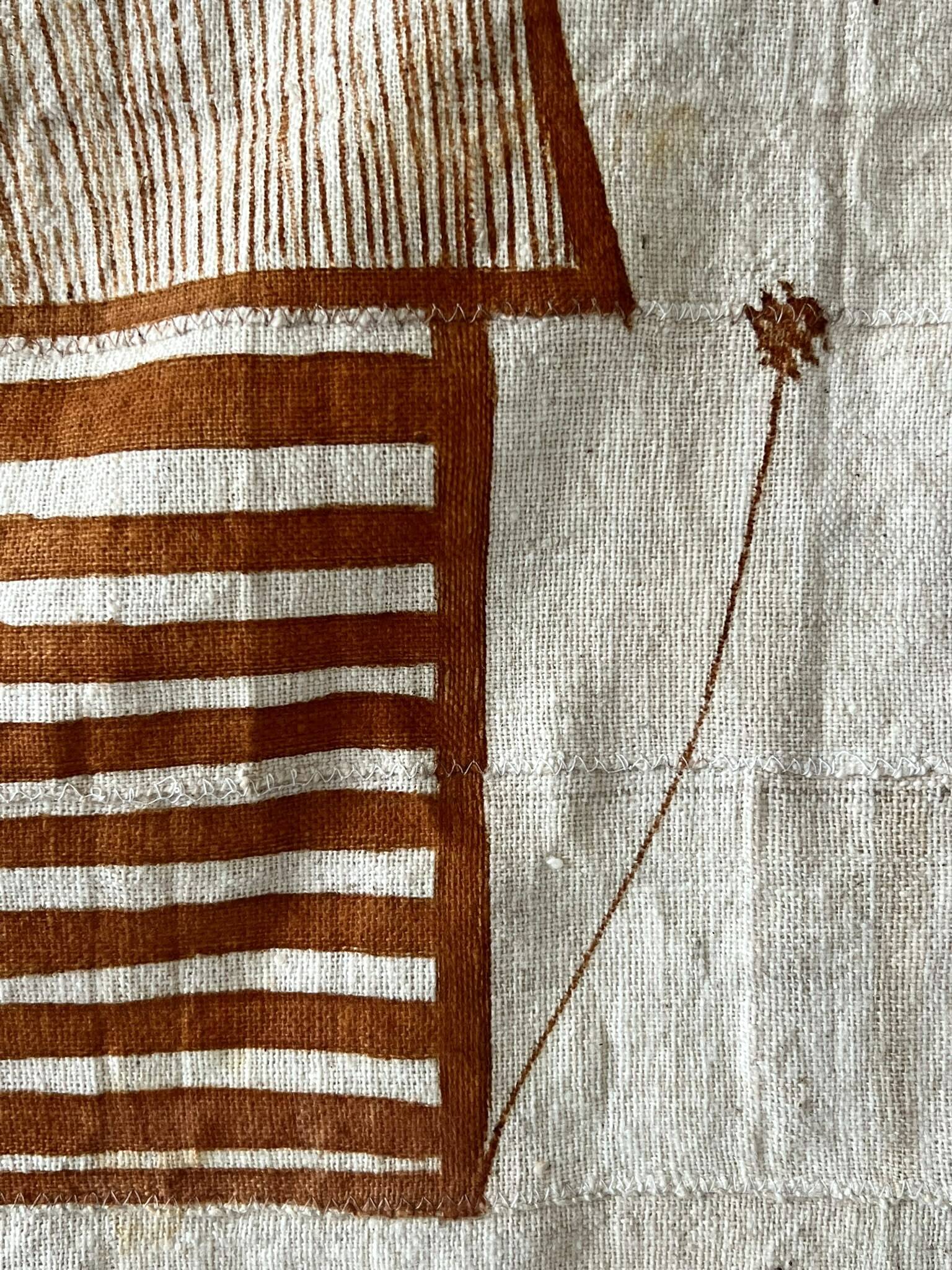 Large vintage tapestry hanging from Korhogo—Sénoufo, Ivory Coast